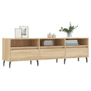 tv-bord 150x30x44,5 cm konstrueret træ sonoma-eg