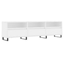 tv-bord 150x30x44,5 cm konstrueret træ hvid