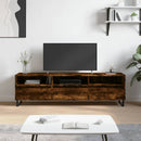 tv-bord 150x30x44,5 cm konstrueret træ røget egetræsfarve