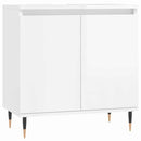 badeværelsesskab 58x33x60 cm konstrueret træ hvid højglans