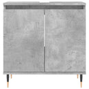 badeværelsesskab 58x33x60 cm konstrueret træ betongrå