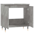 badeværelsesskab 58x33x60 cm konstrueret træ betongrå
