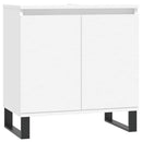 badeværelsesskab 58x33x60 cm konstrueret træ hvid