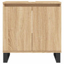 badeværelsesskab 58x33x60 cm konstrueret træ sonoma-eg
