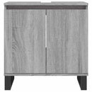 badeværelsesskab 58x33x60 cm konstrueret træ grå sonoma-eg