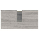 badeværelsesskab 65x33x60 cm konstrueret træ grå sonoma-eg