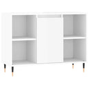 badeværelsesskab 80x33x60 cm konstrueret træ hvid højglans