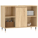 badeværelsesskab 80x33x60 cm konstrueret træ sonoma-eg