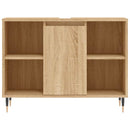 badeværelsesskab 80x33x60 cm konstrueret træ sonoma-eg