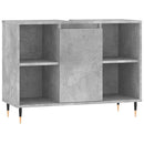 badeværelsesskab 80x33x60 cm konstrueret træ betongrå