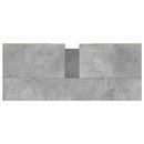 badeværelsesskab 80x33x60 cm konstrueret træ betongrå