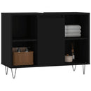 badeværelsesskab 80x33x60 cm konstrueret træ sort