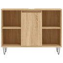 badeværelsesskab 80x33x60 cm konstrueret træ sonoma-eg