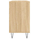 badeværelsesskab 80x33x60 cm konstrueret træ sonoma-eg