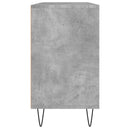 badeværelsesskab 80x33x60 cm konstrueret træ betongrå