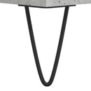 badeværelsesskab 80x33x60 cm konstrueret træ betongrå