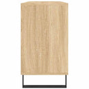 badeværelsesskab 80x33x60 cm konstrueret træ sonoma-eg