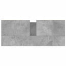 badeværelsesskab 80x33x60 cm konstrueret træ betongrå
