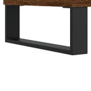 badeværelsesskab 80x33x60 cm konstrueret træ brun egetræsfarve