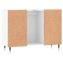 badeværelsesskab 80x33x60 cm konstrueret træ hvid