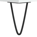 badeværelsesskab 80x33x60 cm konstrueret træ hvid
