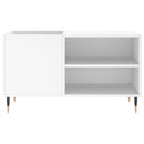 vinylskab 85x38x48 cm konstrueret træ hvid