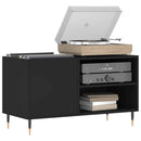 vinylskab 85x38x48 cm konstrueret træ sort