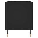 vinylskab 85x38x48 cm konstrueret træ sort