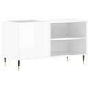 vinylskab 85x38x48 cm konstrueret træ hvid højglans
