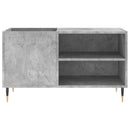 vinylskab 85x38x48 cm konstrueret træ betongrå
