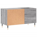 vinylskab 85x38x48 cm konstrueret træ grå sonoma-eg