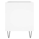 vinylskab 85x38x48 cm konstrueret træ hvid