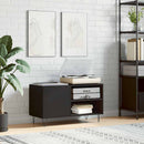 vinylskab 85x38x48 cm konstrueret træ sort