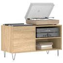 vinylskab 85x38x48 cm konstrueret træ sonoma-eg