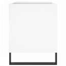 vinylskab 85x38x48 cm konstrueret træ hvid