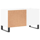 vinylskab 85x38x48 cm konstrueret træ hvid højglans