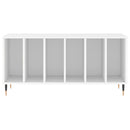 vinylskab 100x38x48 cm konstrueret træ hvid
