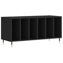 vinylskab 100x38x48 cm konstrueret træ sort