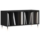 vinylskab 100x38x48 cm konstrueret træ sort