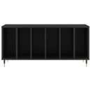 vinylskab 100x38x48 cm konstrueret træ sort