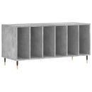 vinylskab 100x38x48 cm konstrueret træ betongrå