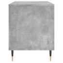 vinylskab 100x38x48 cm konstrueret træ betongrå