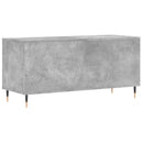 vinylskab 100x38x48 cm konstrueret træ betongrå