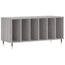 vinylskab 100x38x48 cm konstrueret træ grå sonoma-eg