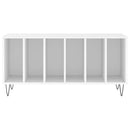 vinylskab 100x38x48 cm konstrueret træ hvid