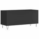 vinylskab 100x38x48 cm konstrueret træ sort