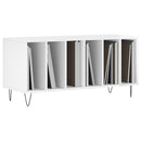 vinylskab 100x38x48 cm konstrueret træ hvid højglans