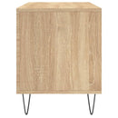 vinylskab 100x38x48 cm konstrueret træ sonoma-eg