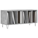 vinylskab 100x38x48 cm konstrueret træ betongrå