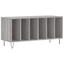 vinylskab 100x38x48 cm konstrueret træ grå sonoma-eg